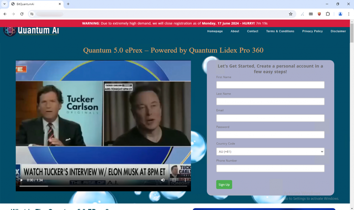 Illustration of a deepfake video scam showing a fabricated video of a public figure endorsing a fraudulent investment