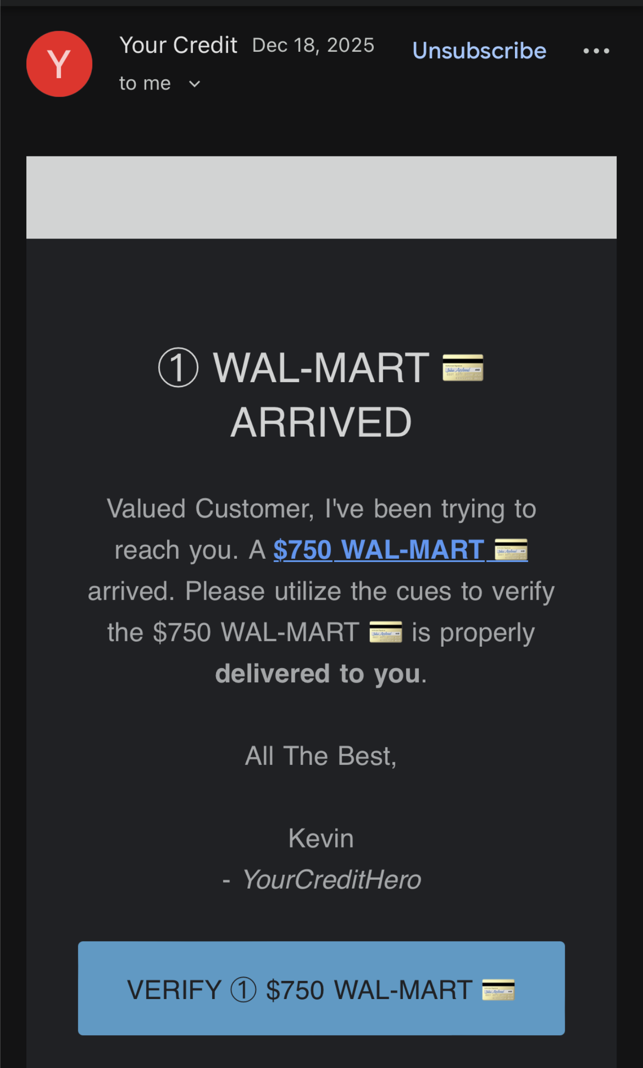 Screenshot of a scam message demanding gift card payment under the guise of a government or tech support emergency