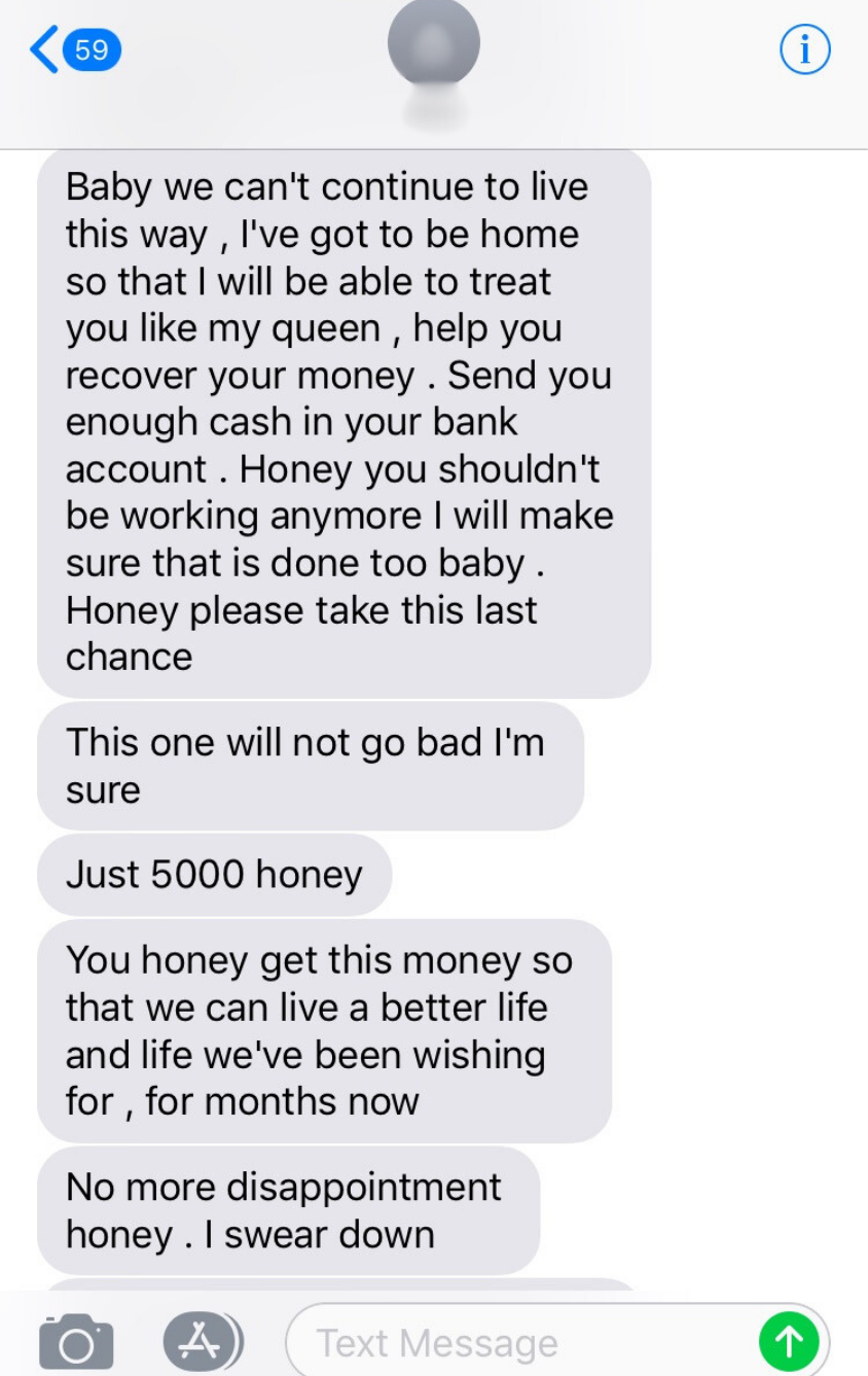 Illustration of a romance scam showing a fake online profile and emotional manipulation leading to financial loss