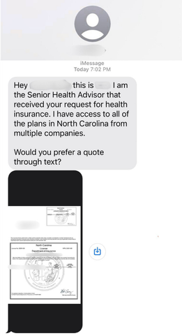 Illustration of a senior care scam showing a fraudulent placement service and financial exploitation of an older adult in a care setting